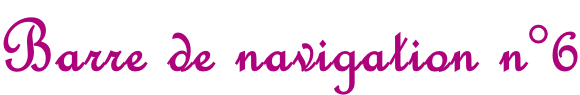 Barre de navigation n°6